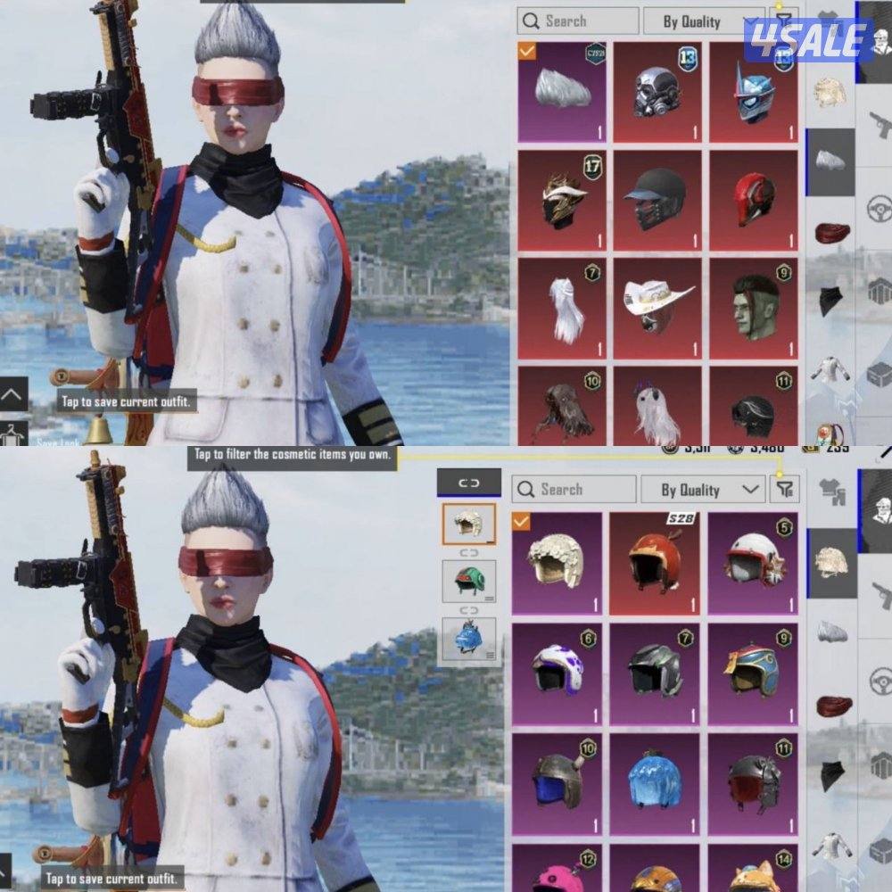 حسابات ببجي منوعه ~ بدلة القبطان وسياره سبورت👨🏻‍✈️🔥7