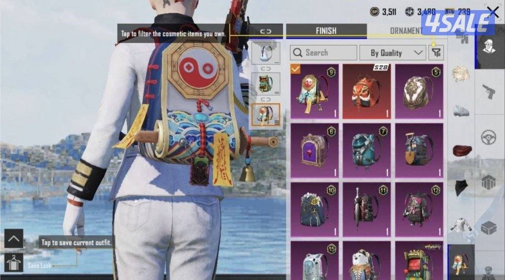 حسابات ببجي منوعه ~ بدلة القبطان وسياره سبورت👨🏻‍✈️🔥8