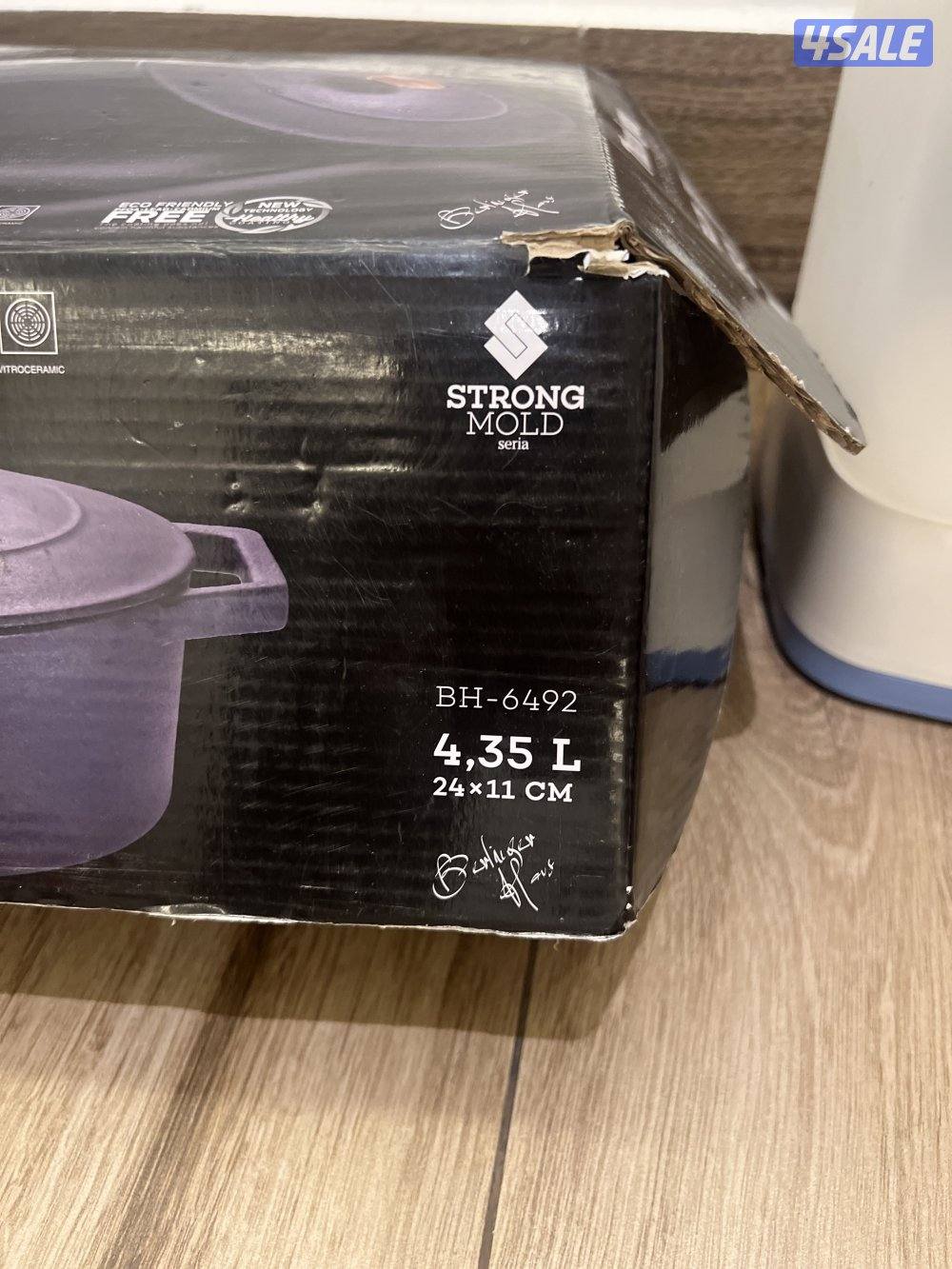 قدر طبخ حديد الزهر جديد غير مستعمل2