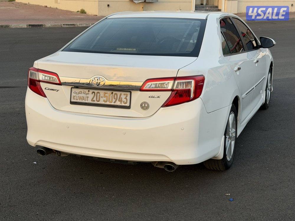 كامري 2013 GLX ابيض4