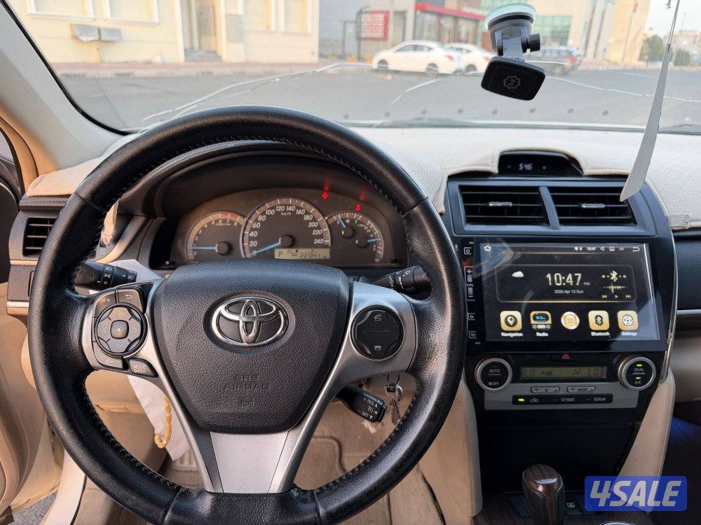 كامري 2013 GLX ابيض8