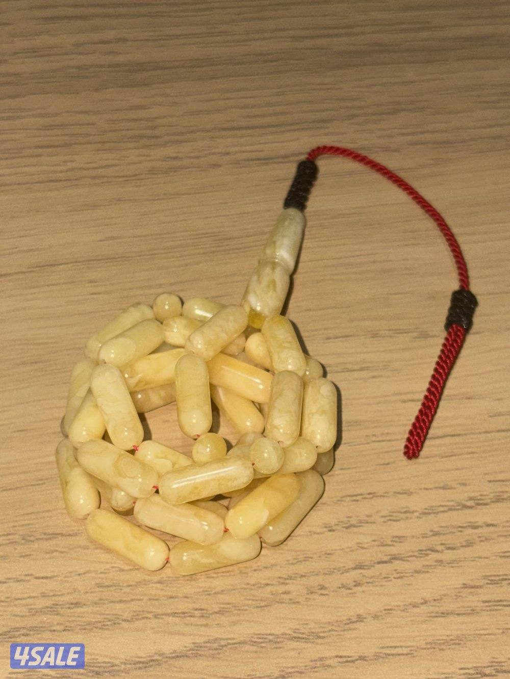 كهرب مشخط🔥. 22 غرام حجم الخرز5/15ملي عدد الخرز393