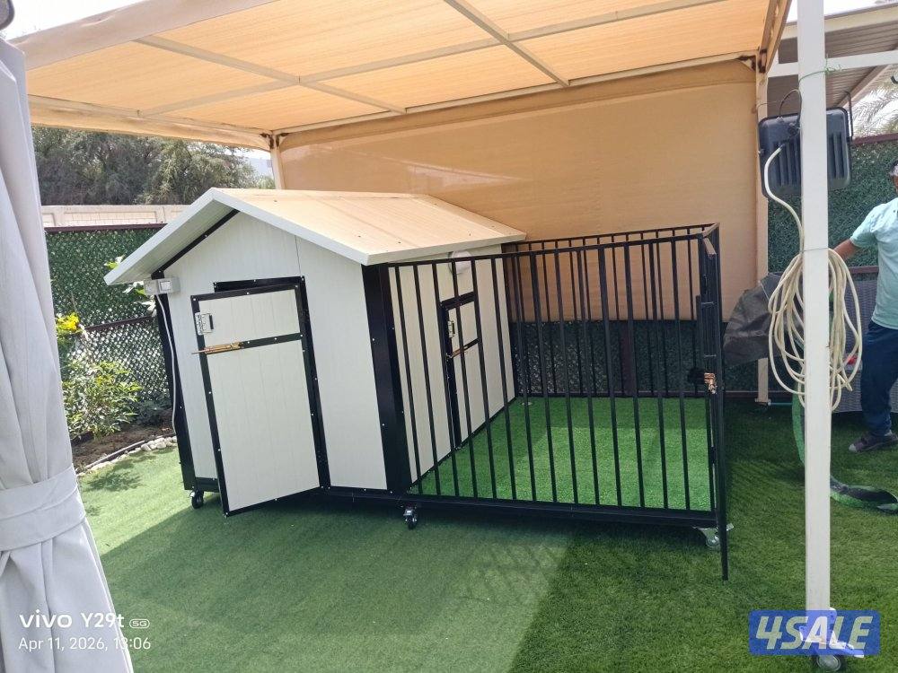 اقفاص حيوانات تنفيذ وجاهزه عزل حراري ومتحرك مع كهربا وشفاط12