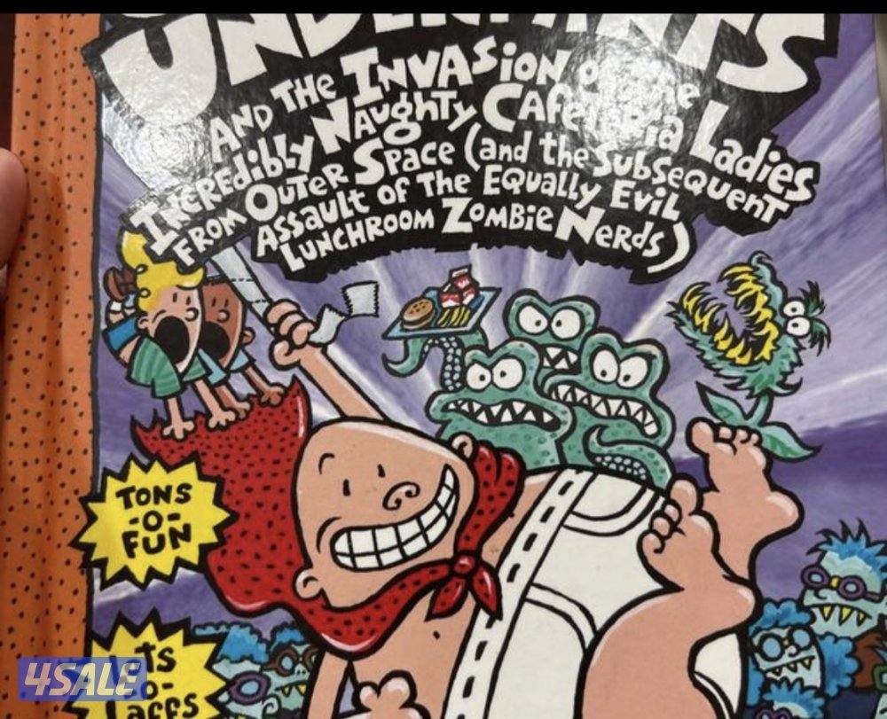 Diary of a wimpy kid and captain underpants books for sale7