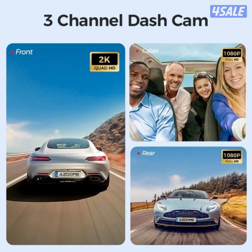 داش كام ازدوم 3 كاميرات وتدعم 4G2