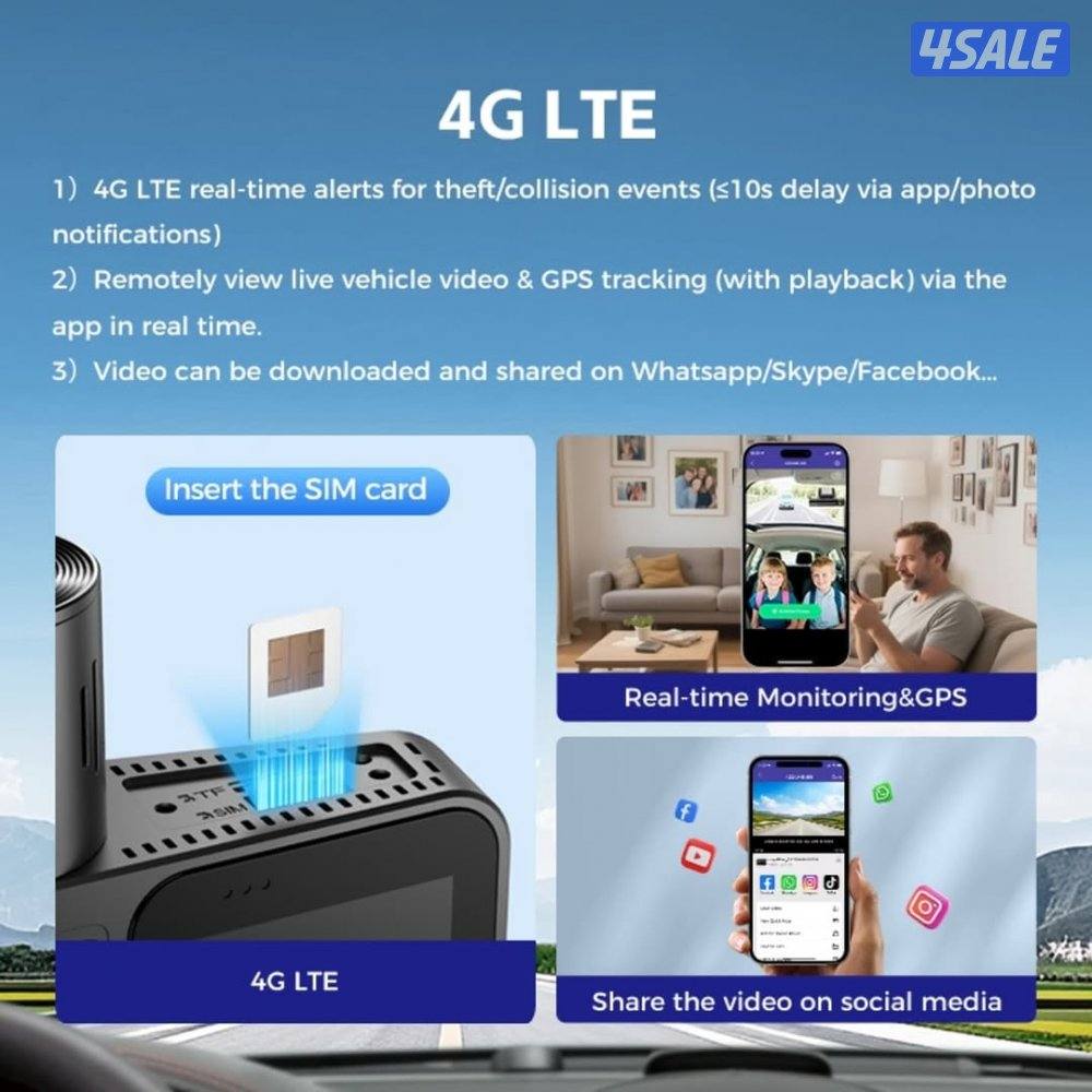 داش كام ازدوم 3 كاميرات وتدعم 4G8
