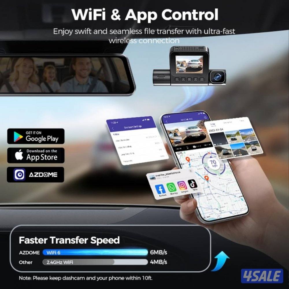 داش كام ازدوم 3 كاميرات وتدعم 4G10