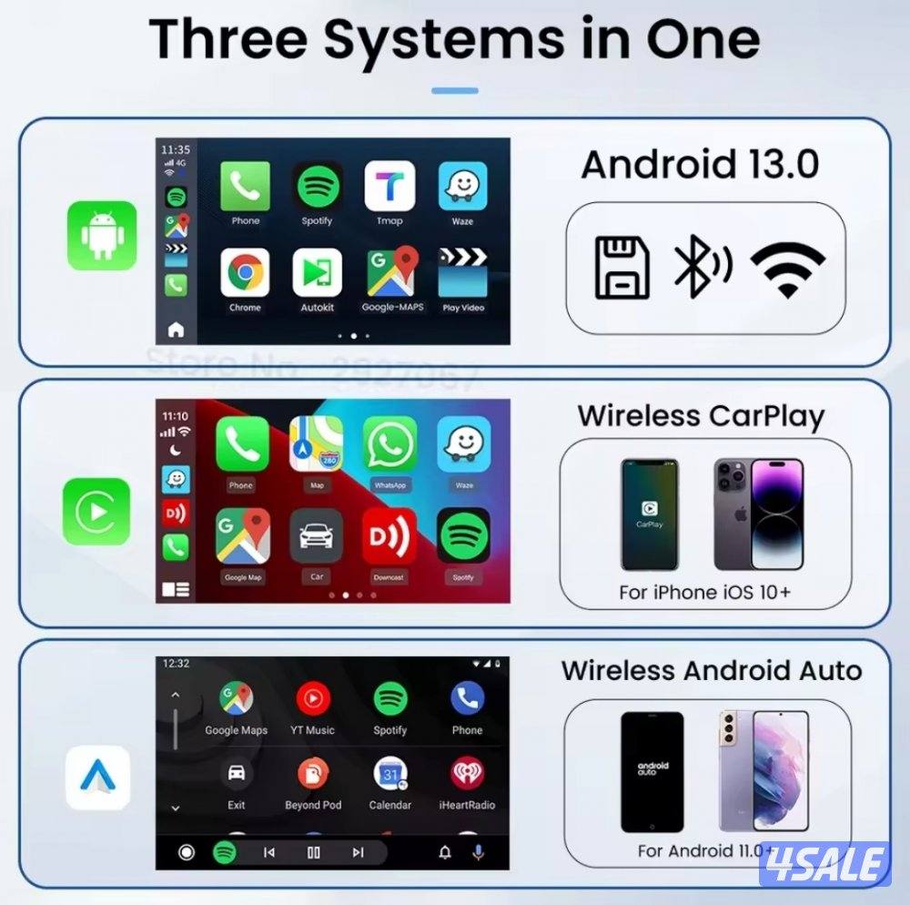 جهاز  الاندرويد لشاشة السياره بنظام الكاربلي لتشغيل اليوتيوب7