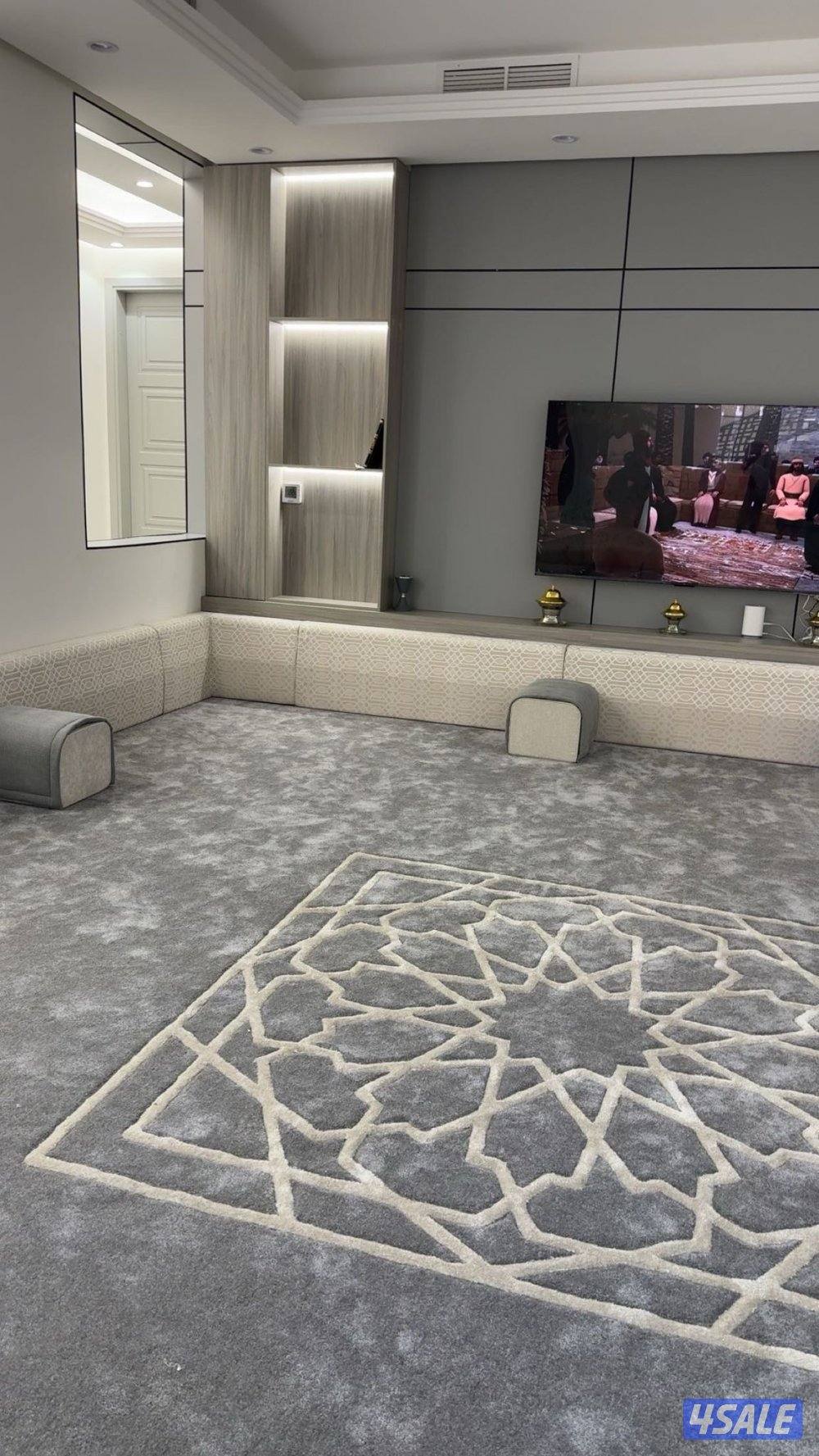 تفصال مساند ظهر تركيب سجاد تركي مشجر ساده فندقي حسب الطلب بسعر المخزن15