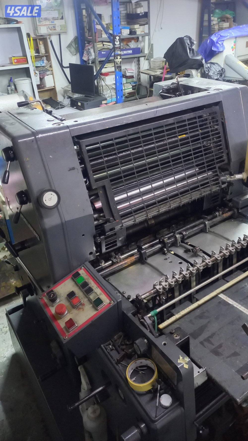 مطبعة تجارية للبيع بكامل معداتها3