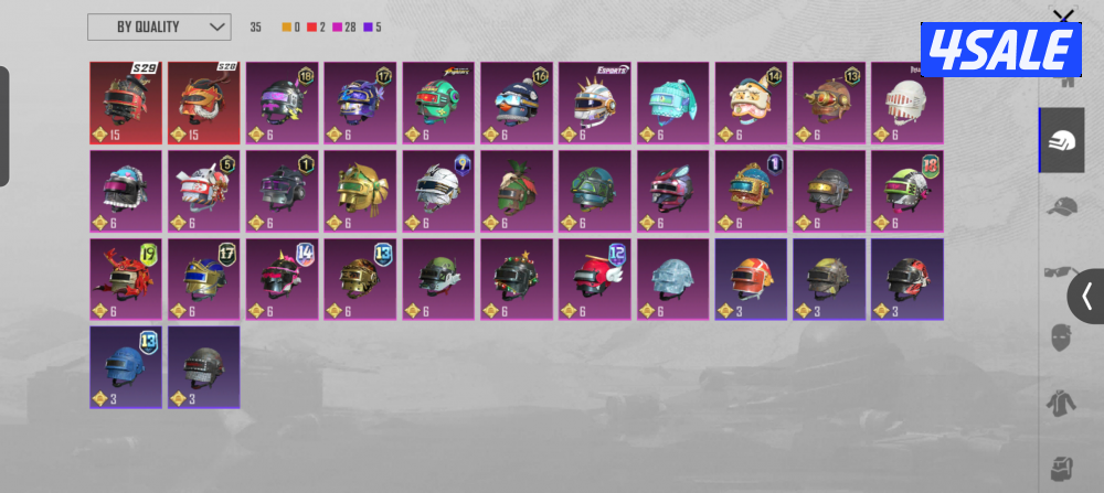 pubg mobile account for sale collection level 573