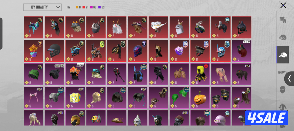 pubg mobile account for sale collection level 574