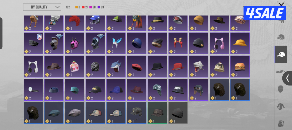 pubg mobile account for sale collection level 576