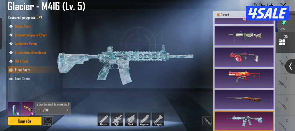 pubg mobile account for sale collection level 577