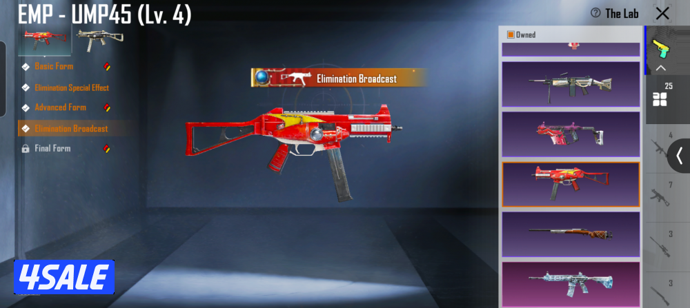 pubg mobile account for sale collection level 579