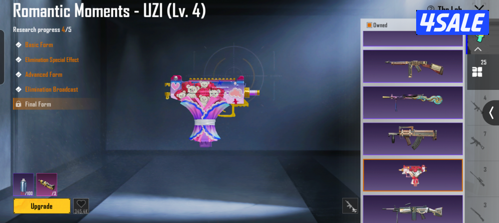 pubg mobile account for sale collection level 5710