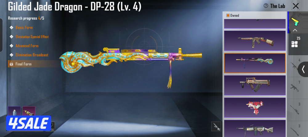 pubg mobile account for sale collection level 5711