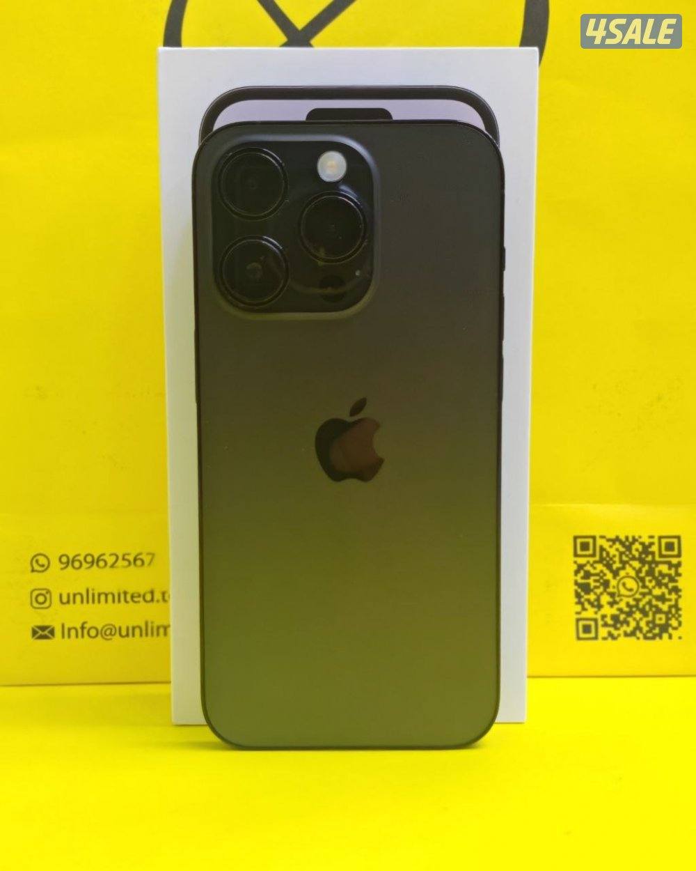 ايفون 14 برو 256GB أسود بطارية 77% مستعمل كالجديد iPhone 14 Pro2