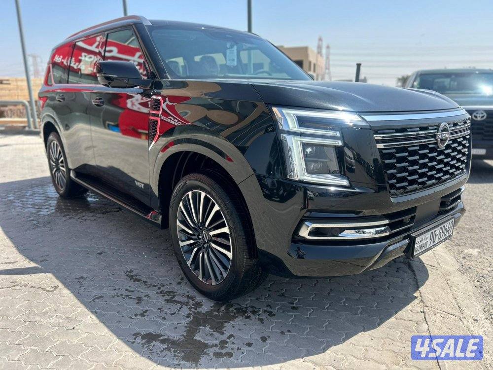 نيسان باترول V6T-بلاتنيوم .TURBO موديل 2026 اصفار واردالبابطين.شاشة1