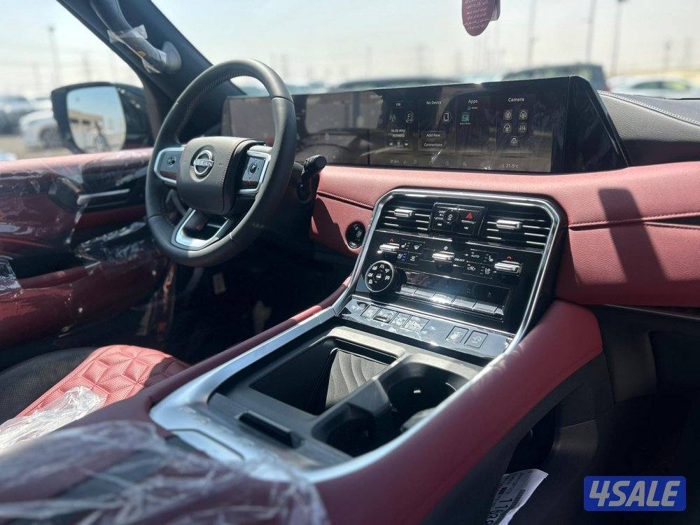 نيسان باترول V6T-بلاتنيوم .TURBO موديل 2026 اصفار واردالبابطين.شاشة6