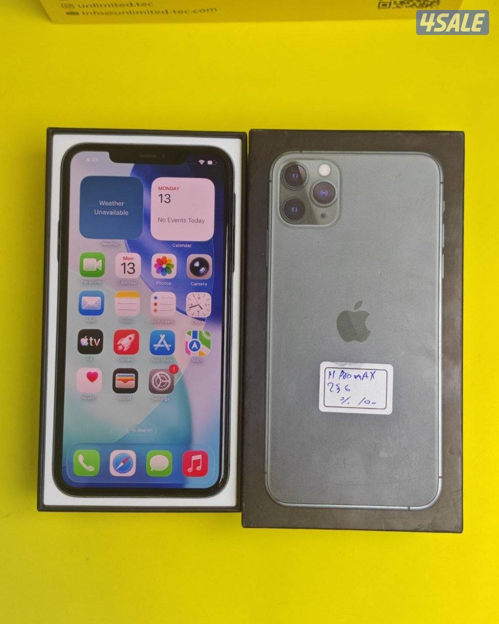 ايفون 11 برو ماكس 256GB أخضر بطارية 100% مستعمل نظيف iPhone 11 Pro Max1