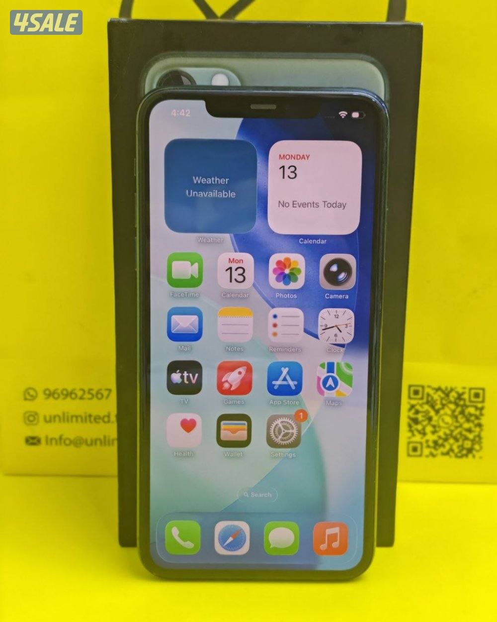 ايفون 11 برو ماكس 256GB أخضر بطارية 100% مستعمل نظيف iPhone 11 Pro Max5