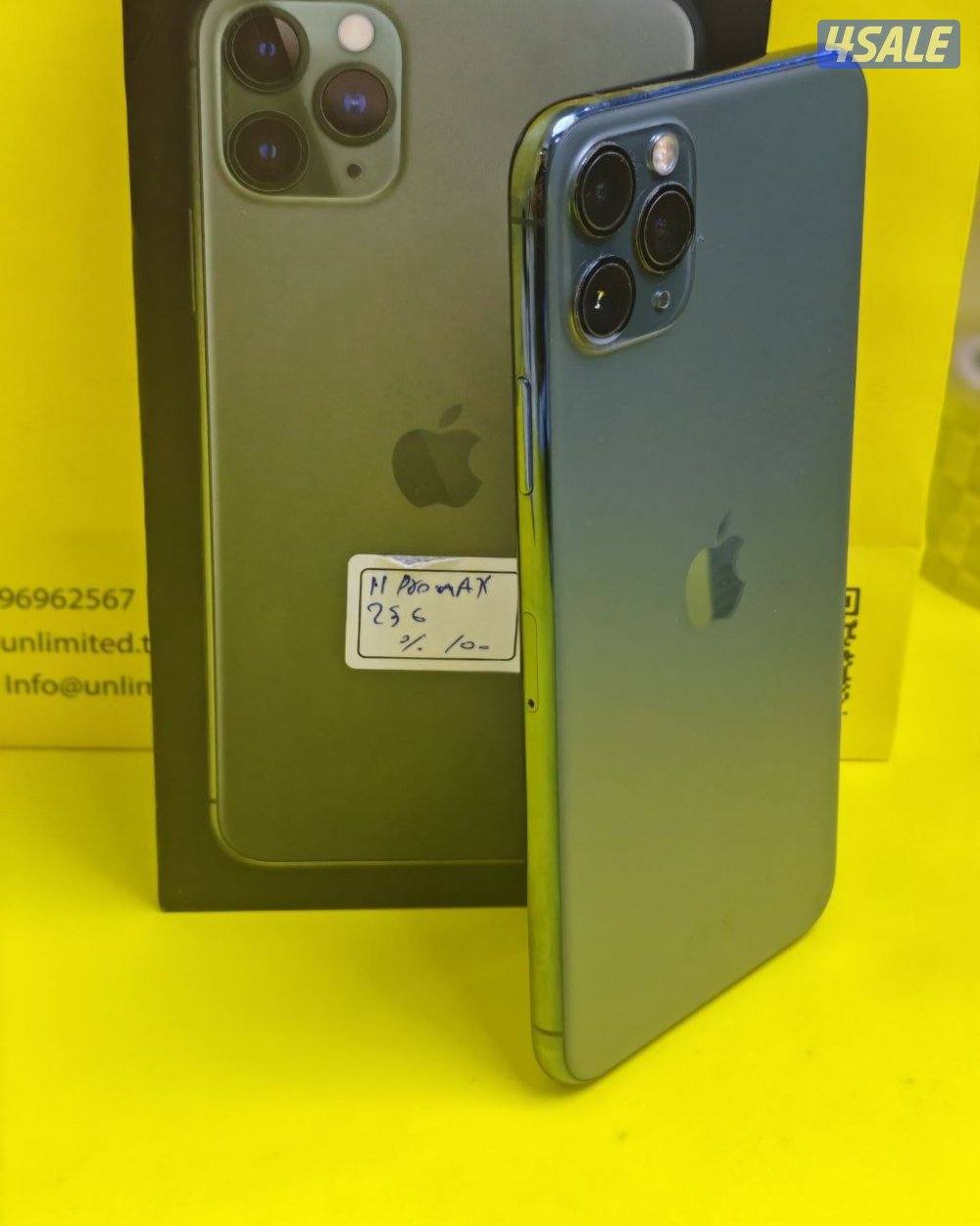 ايفون 11 برو ماكس 256GB أخضر بطارية 100% مستعمل نظيف iPhone 11 Pro Max7