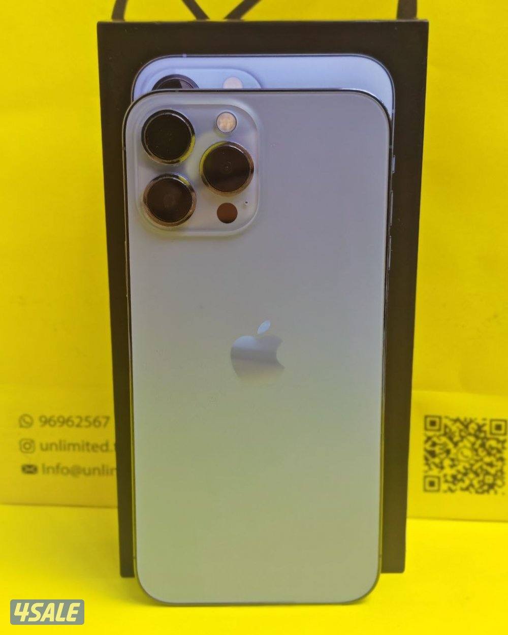 ايفون 13 برو ماكس 256GB أزرق بطارية 100% مستعمل نظيف iPhone 13 Pro Max3