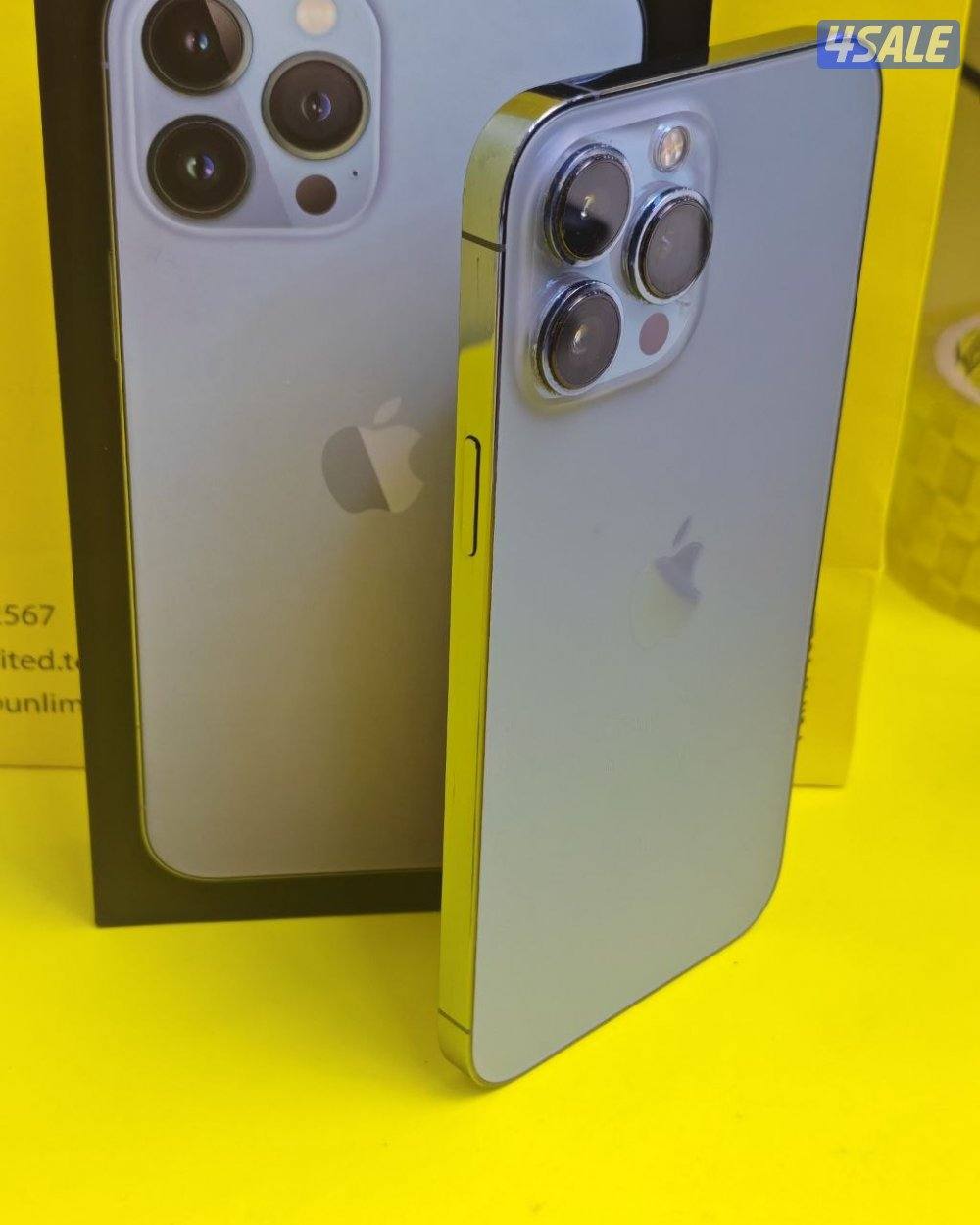 ايفون 13 برو ماكس 256GB أزرق بطارية 100% مستعمل نظيف iPhone 13 Pro Max7