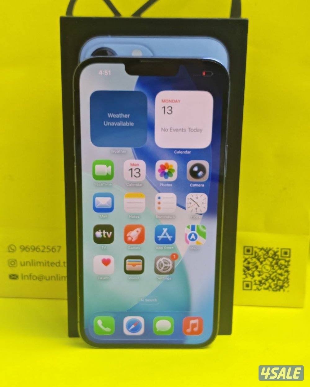 ايفون 13 برو ماكس 256GB أزرق بطارية 100% مستعمل نظيف iPhone 13 Pro Max9