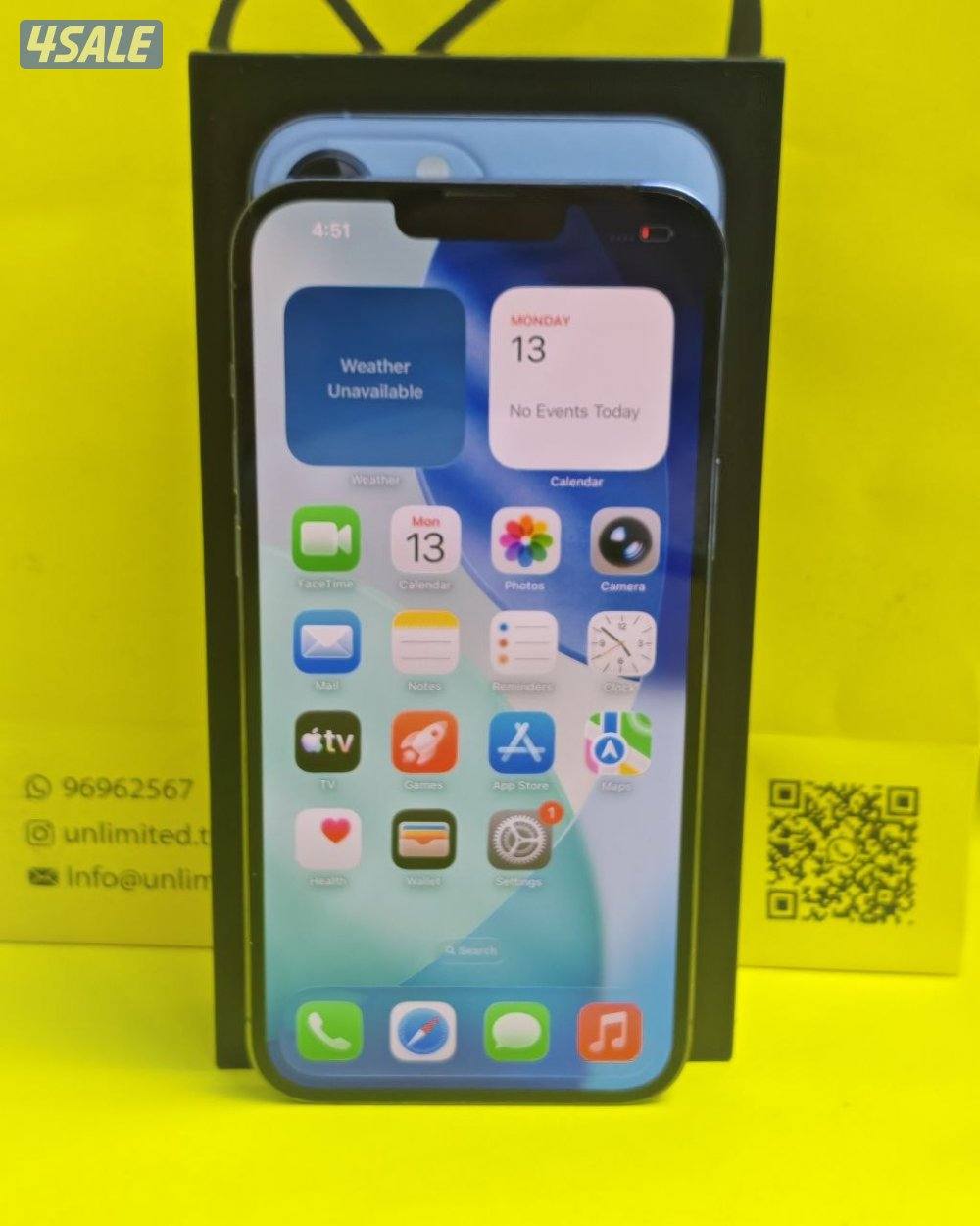 ايفون 13 برو ماكس 256GB أزرق بطارية 100% مستعمل نظيف iPhone 13 Pro Max11