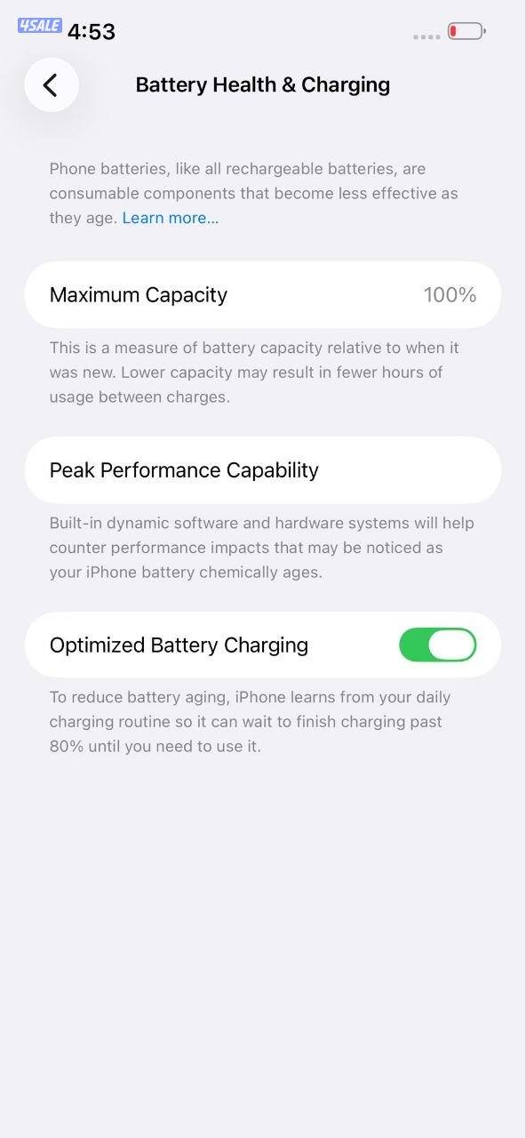 ايفون 13 برو ماكس 256GB أزرق بطارية 100% مستعمل نظيف iPhone 13 Pro Max13