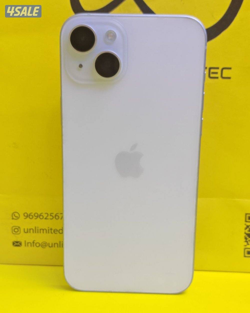 ايفون 15 بلس 256GB أسود بطارية 83% مستعمل كالجديد iPhone 15 Plus 256GB5