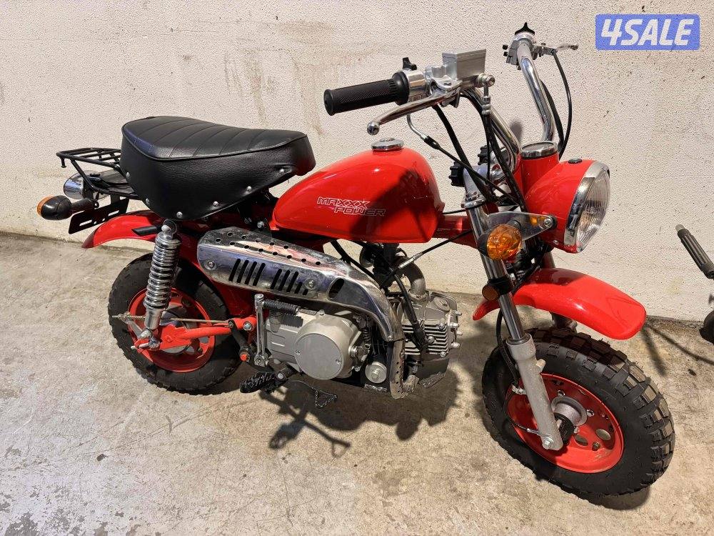 للبيع سيكل منكي حجم ١٢٥ ٤ غيار مع كلج نظيف جداا ماشي ٤٣ يعتبر اصفار1