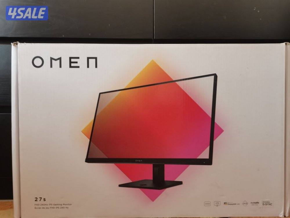 للبيع شاشه جديده وماوس ريزر جديد و ماوس هيبر اكس جديد1