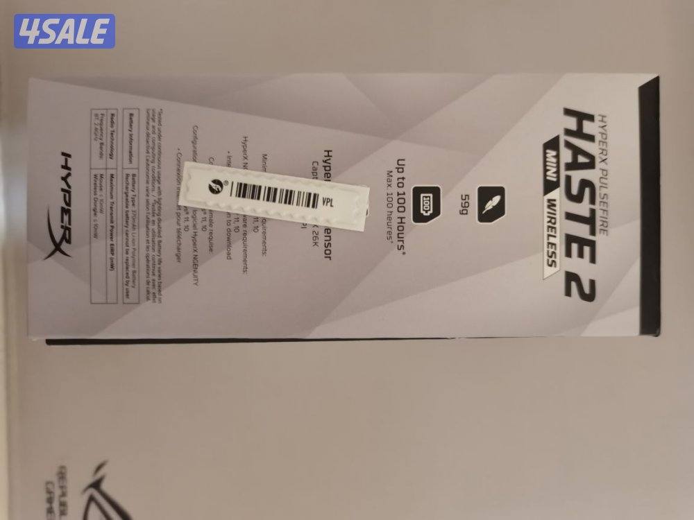 للبيع شاشه جديده وماوس ريزر جديد و ماوس هيبر اكس جديد7