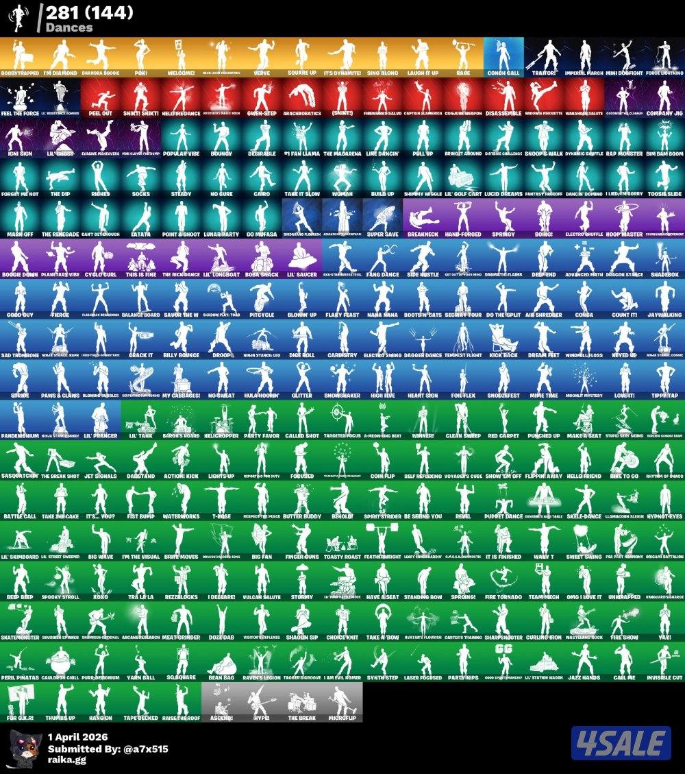 حساب فورت للبيع نادر 🔥🤩.2