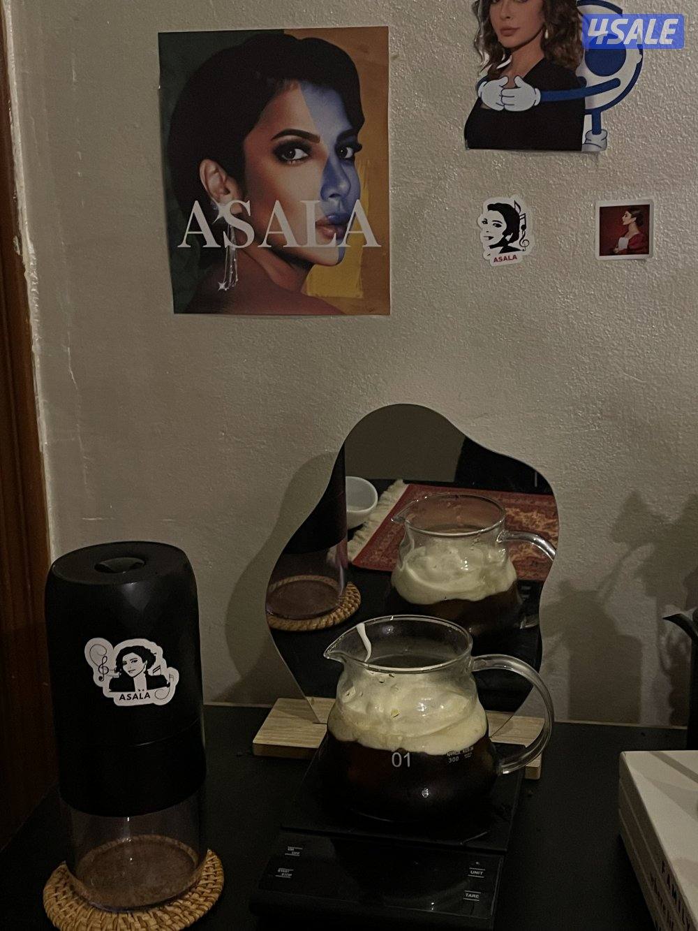 عدة V60 متكاملة + مطحنة كهربائية1