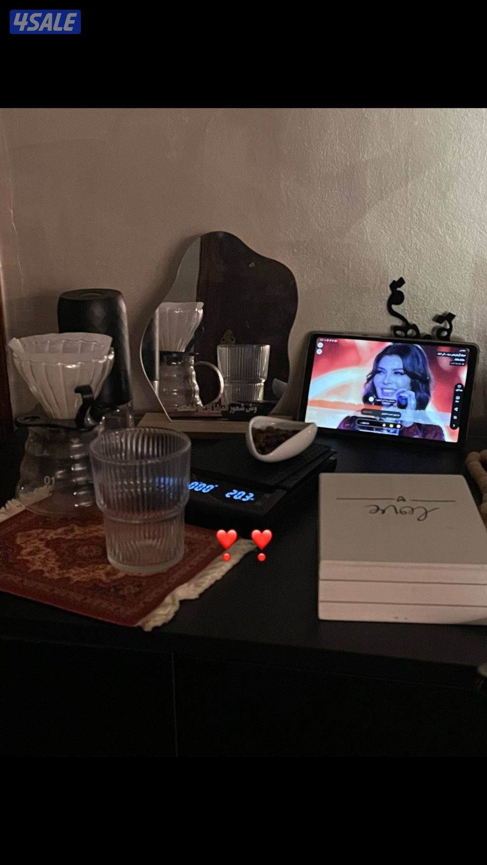 عدة V60 متكاملة + مطحنة كهربائية7