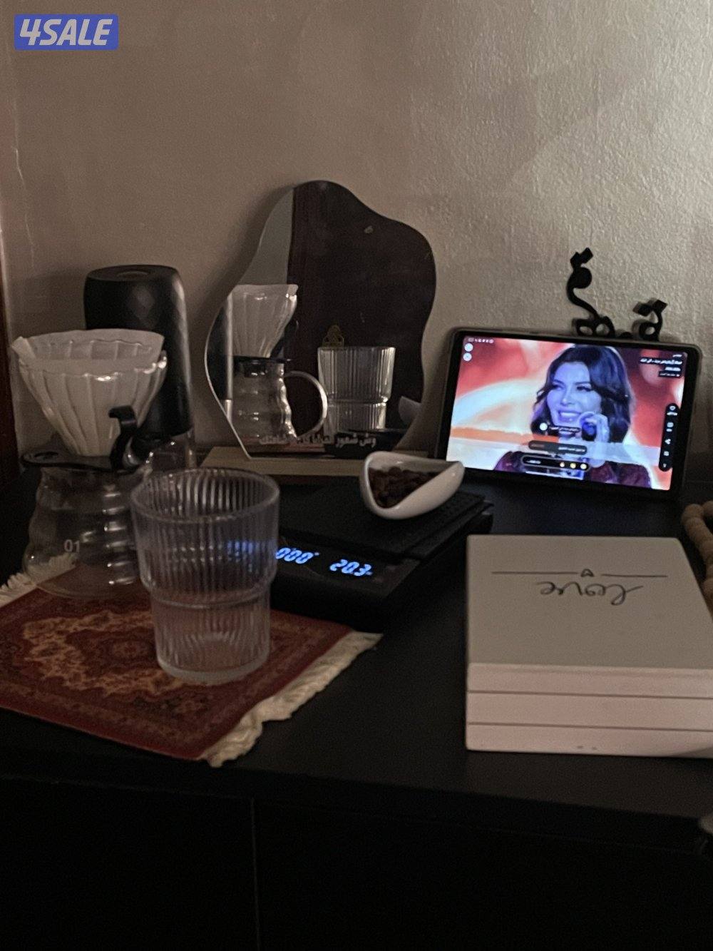 عدة V60 متكاملة + مطحنة كهربائية8