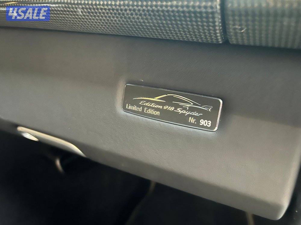 بورش … 918 … Turbo S Edition Spyder … موديل 2012((  عداد 9000 فقط ))7