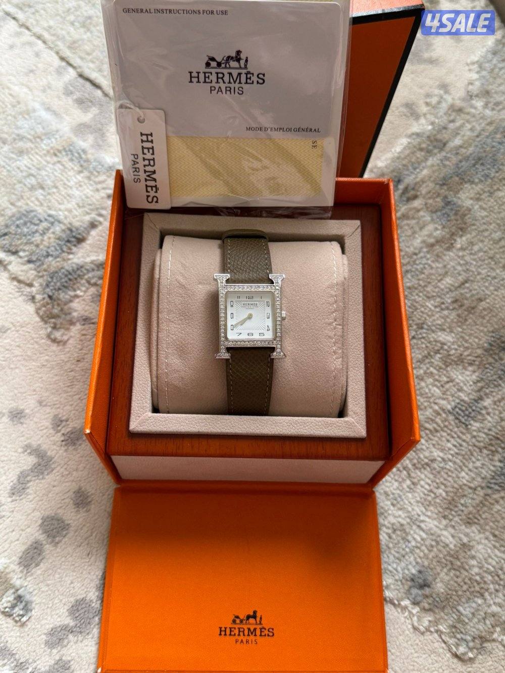 للبيع ساعه هيرمس نسائيه أصليه1