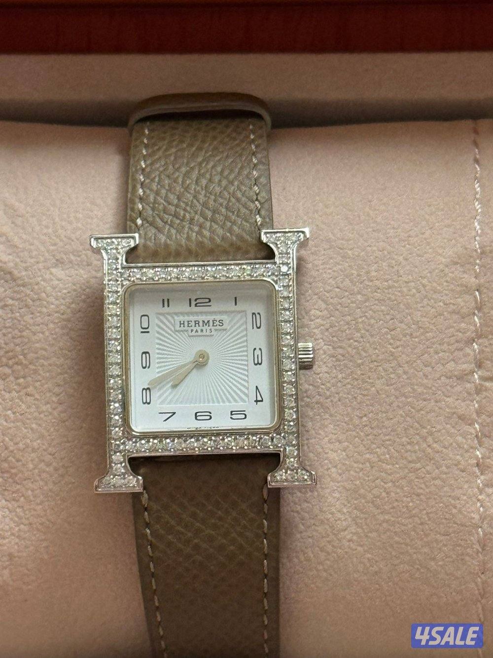 للبيع ساعه هيرمس نسائيه أصليه2