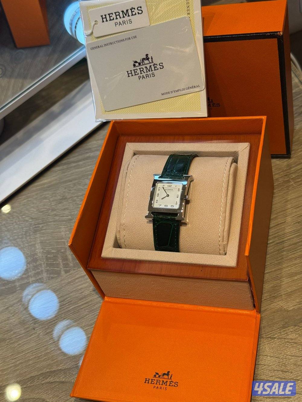 للبيع ساعه هيرميس مسائيه أصليه3