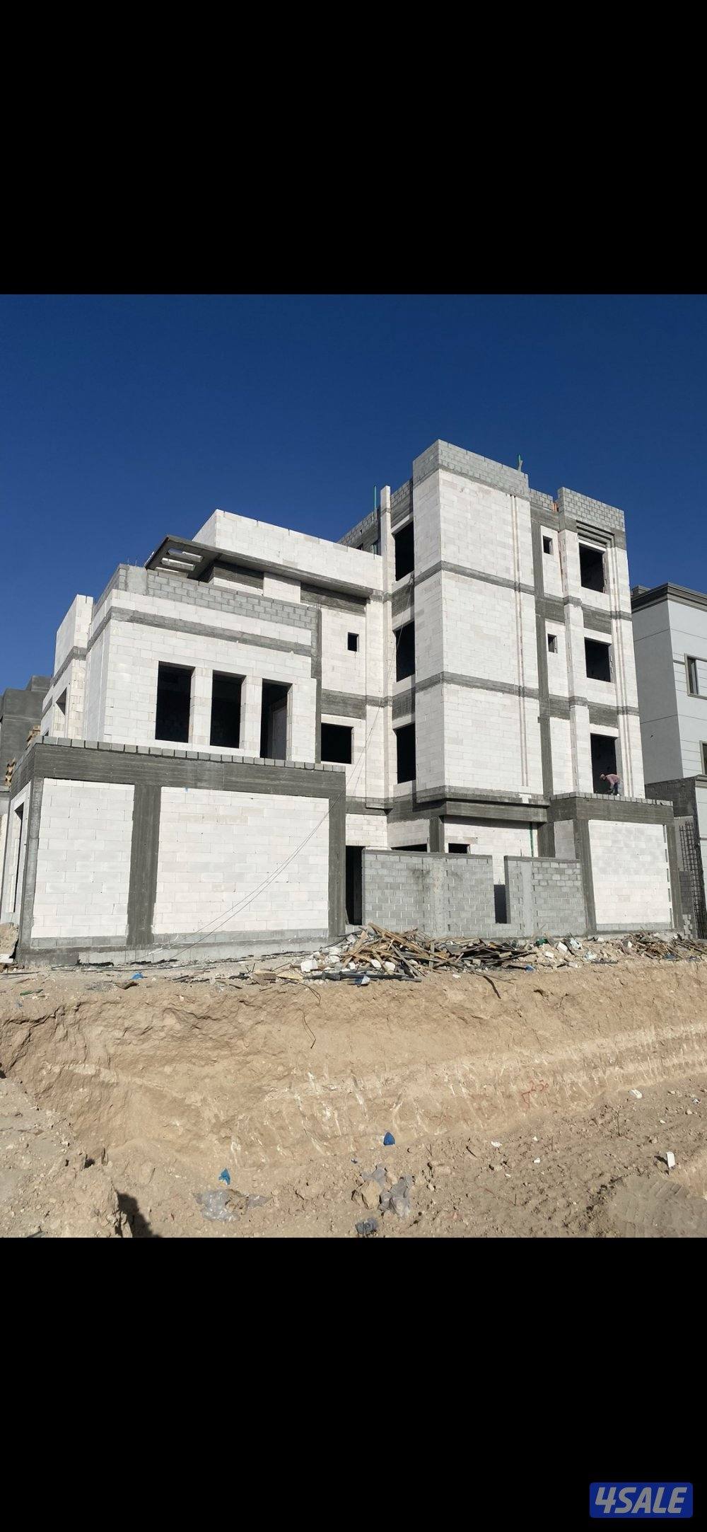 مقاولات عامه  بناء قسائم  هيكل اسود ترميم  وتوسعة إضافه ادوار. تكسير1