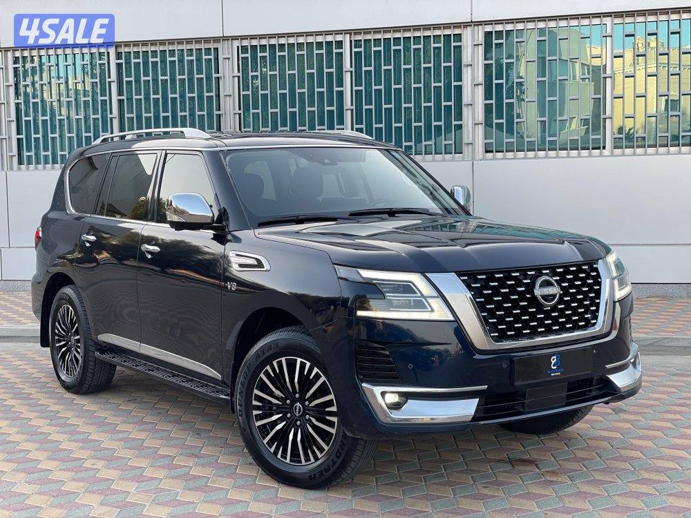 Nissan / Patrol / ٨ سلندر / بلاتينيوم سيتي / اعلى درجه / تحت الكفاله 📍4