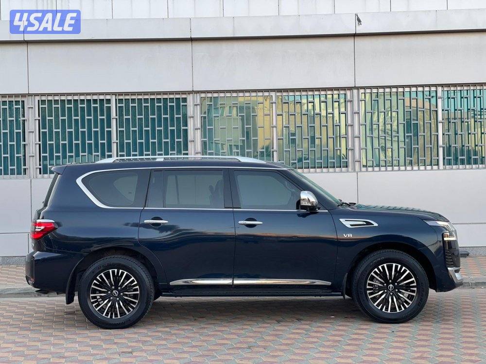Nissan / Patrol / ٨ سلندر / بلاتينيوم سيتي / اعلى درجه / تحت الكفاله 📍5