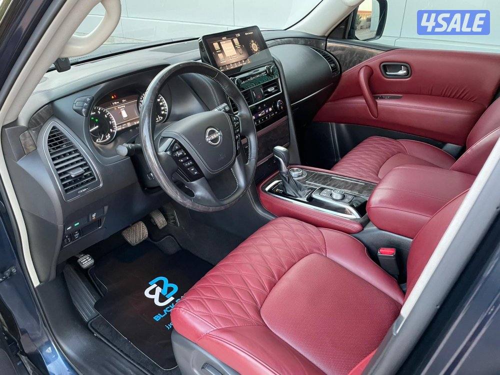 Nissan / Patrol / ٨ سلندر / بلاتينيوم سيتي / اعلى درجه / تحت الكفاله 📍10