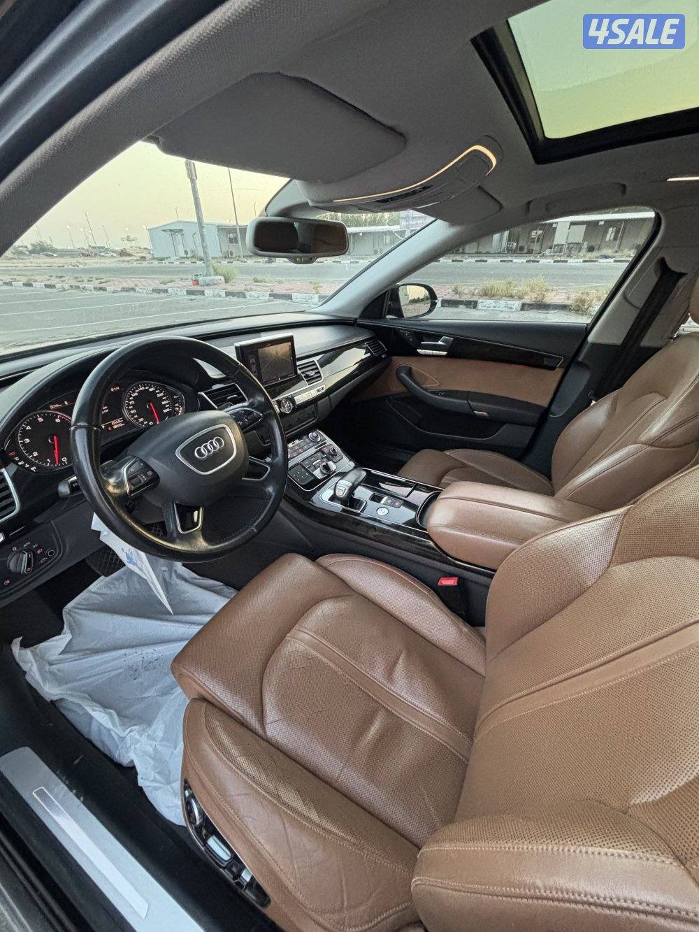 للبيع اوديA8L موديل 2015 عداد188الف شرط الفحص5