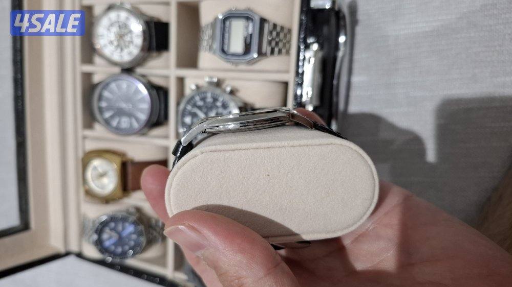 مجموعة ساعات رجالية مع حافظة ساعات6